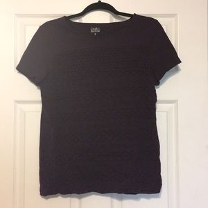 Croft & Barrow | Purple Knit Tee, Size M